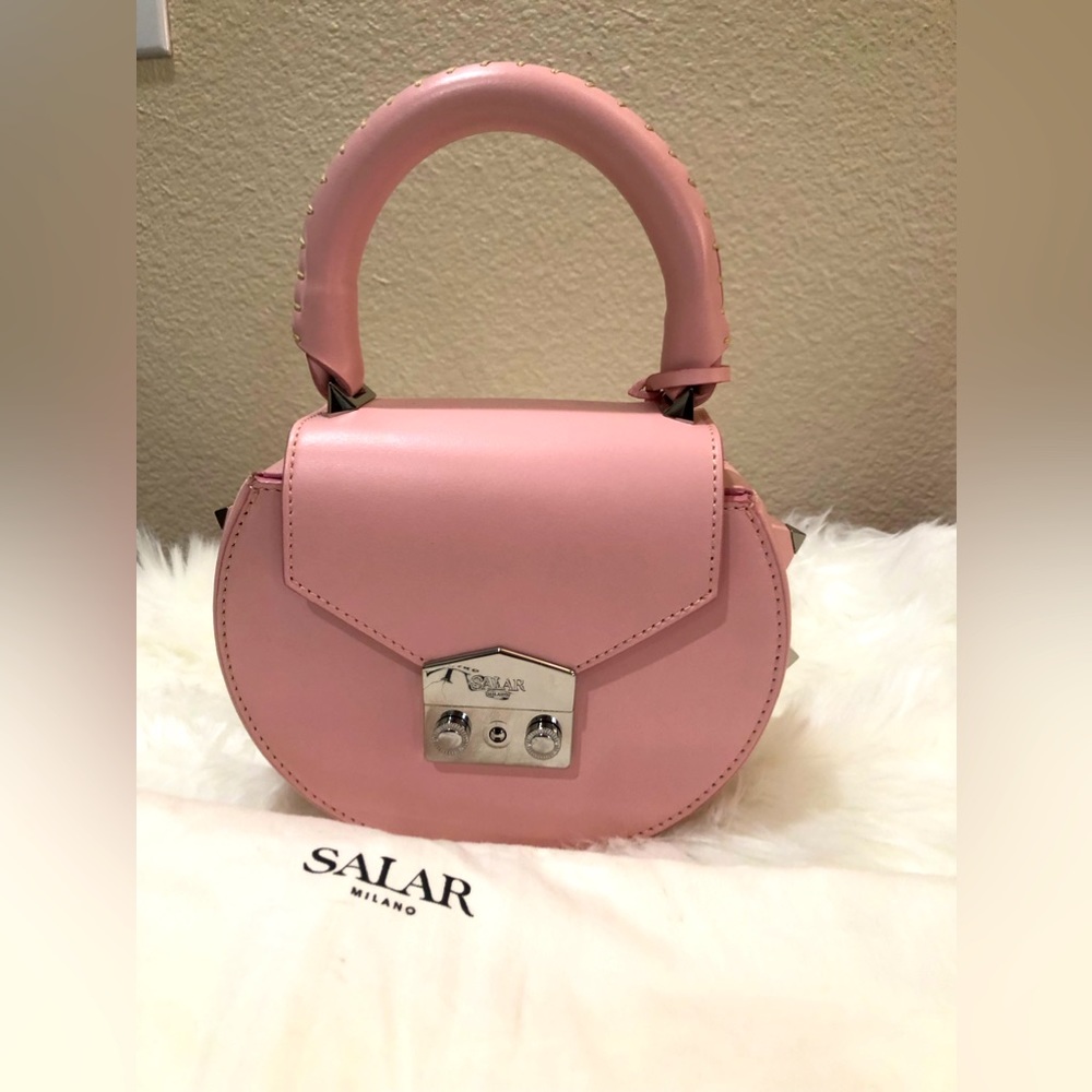 Salar Studded Leather Mini Bag